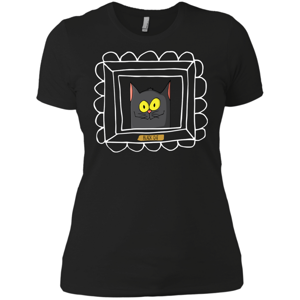 black cat framed T-Shirt