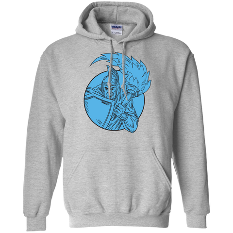 centurion soldier torch circle drawing sweatshirt T-Shirt