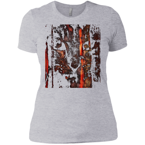 dark cat grunge t- T-Shirt