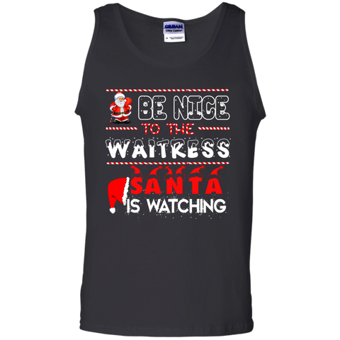 be nice to the waitress santa is watching T-Shirt