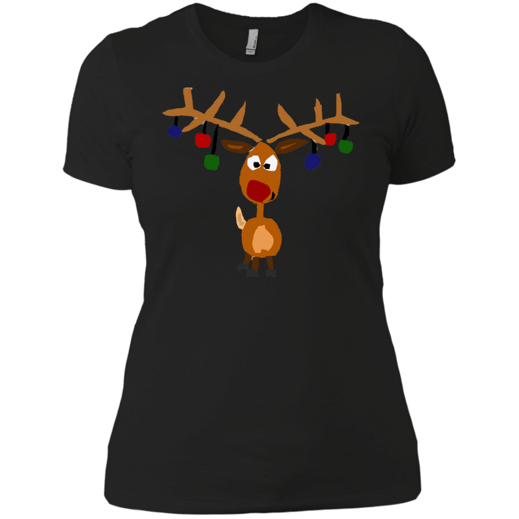 cool funny rudolph red nosed reindeer christmas art sweater T-Shirt