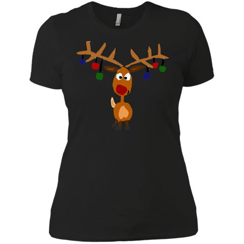 cool funny rudolph red nosed reindeer christmas art sweater T-Shirt