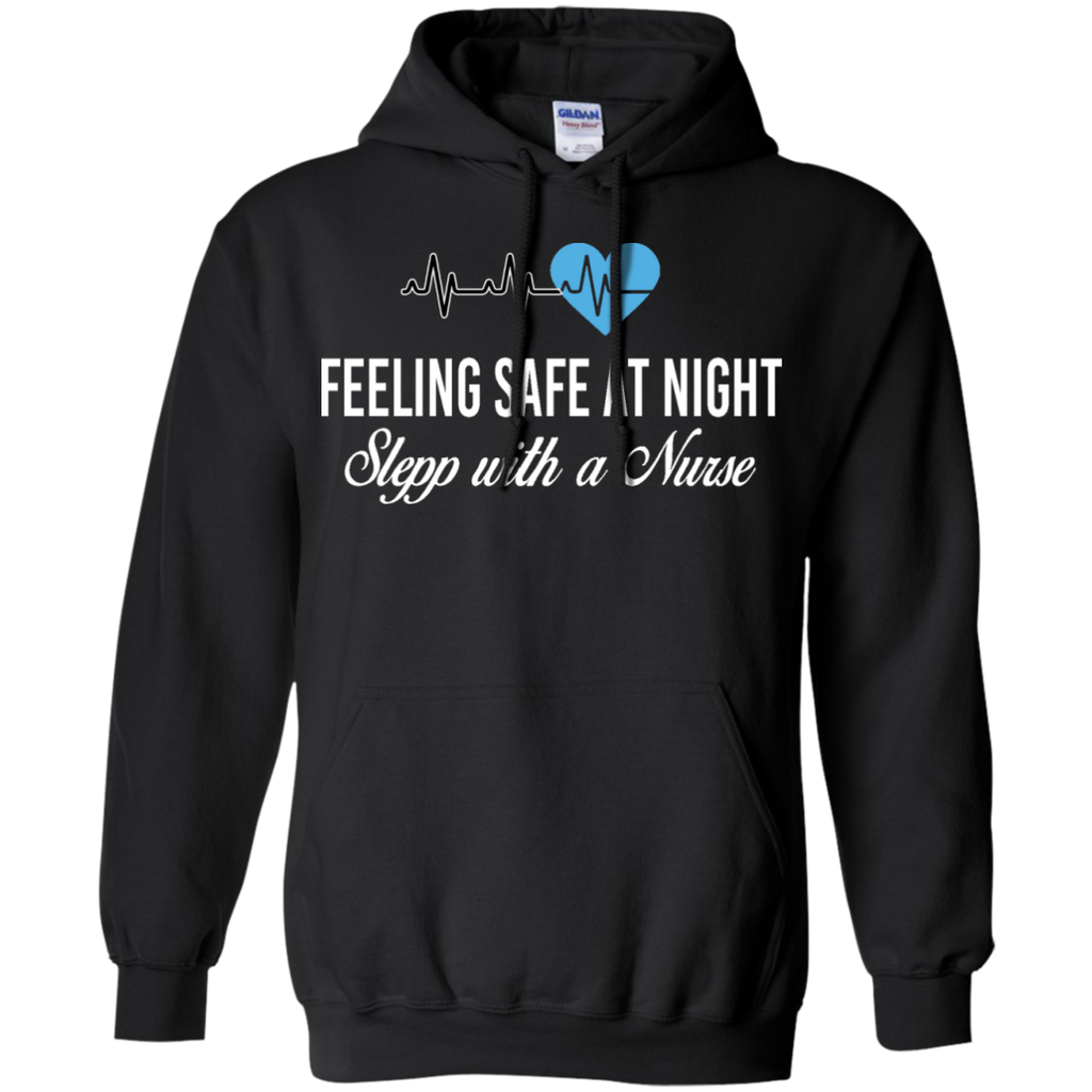 feeling safe at night sleep with a nurse T-Shirt