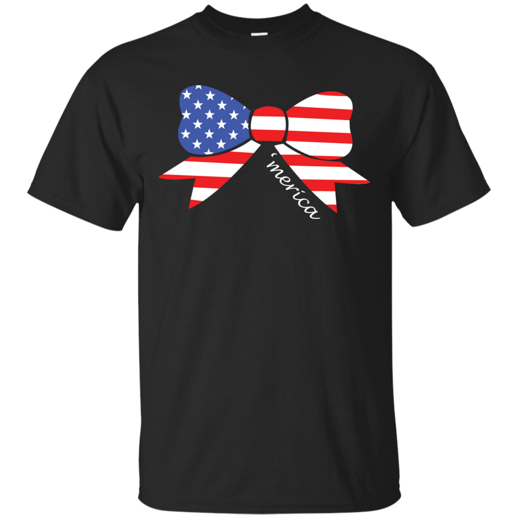 america bow graphic patriotic 'merica T-Shirt