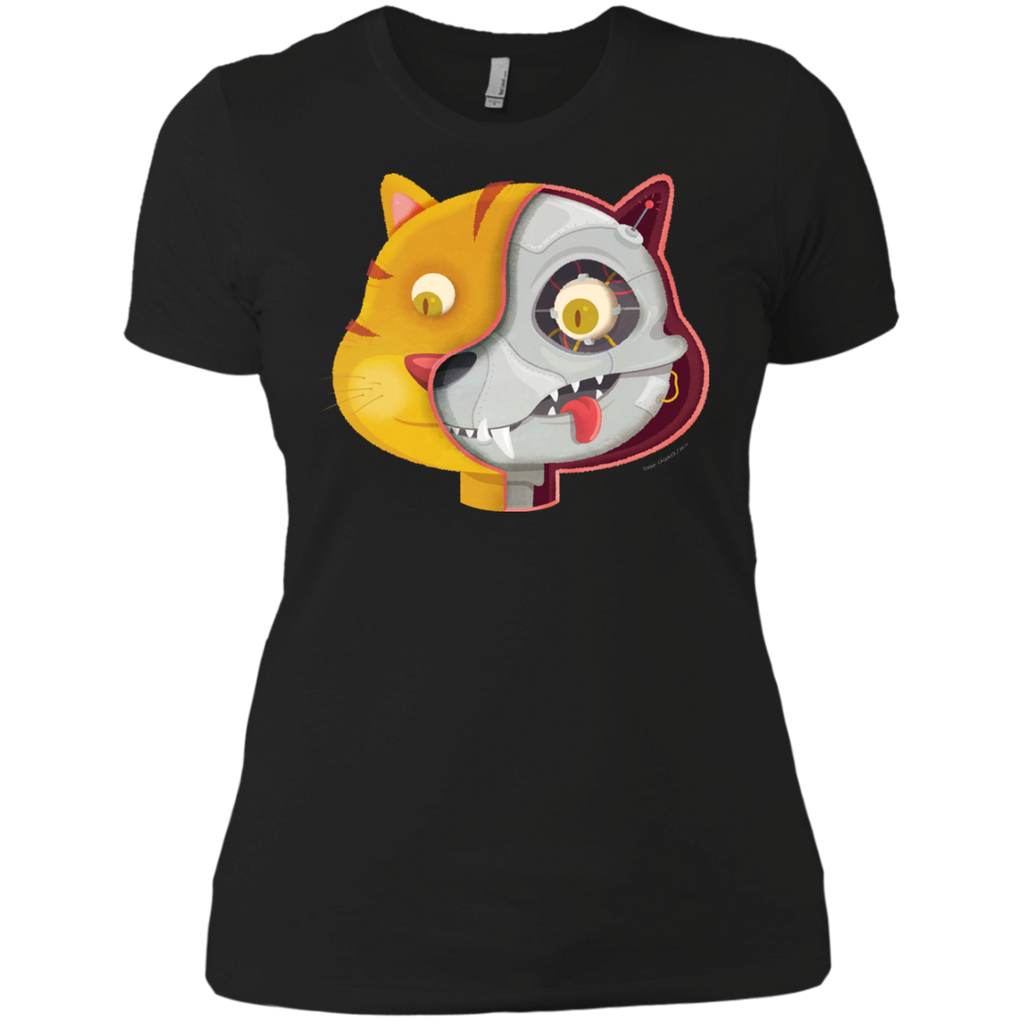 cyborg cat t- T-Shirt