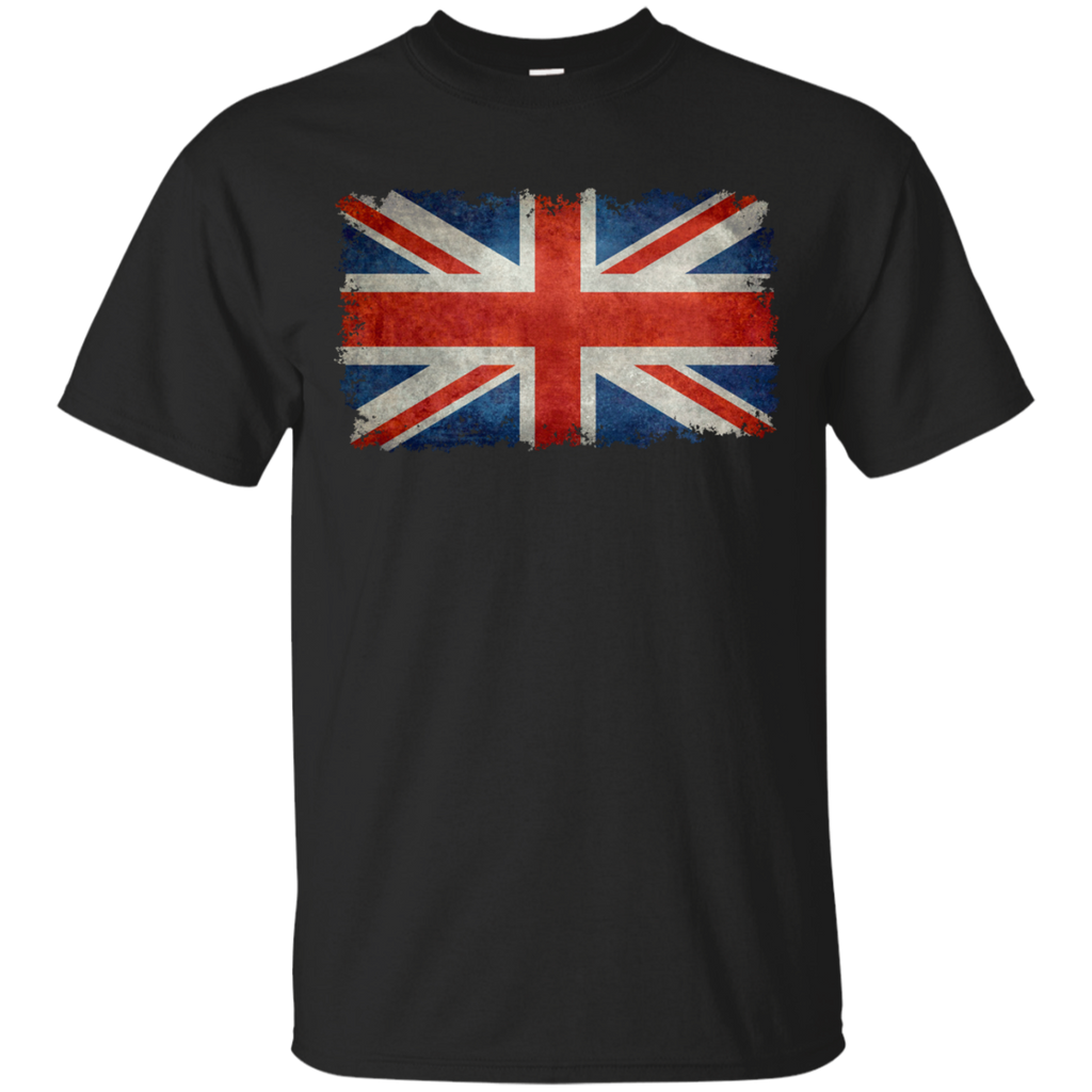 flag of uk the union jack in vintage retro style T-Shirt