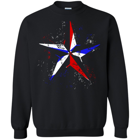 american flag nautical star - grunge T-Shirt
