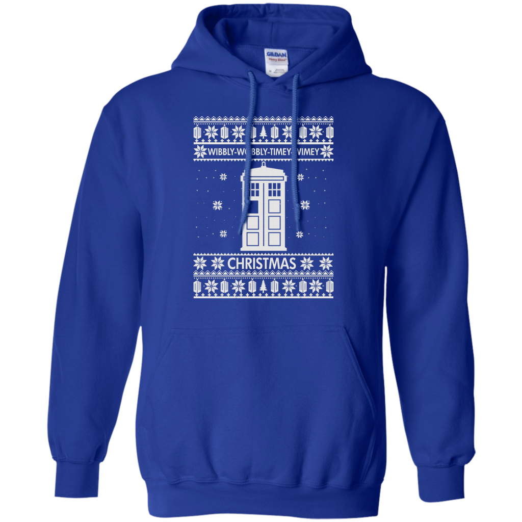 doctor who christmas sweater: wibbly wobbly timey wimey christmas T-Shirt