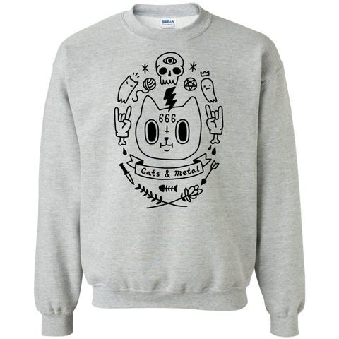 cats and metal sweatshirt T-Shirt