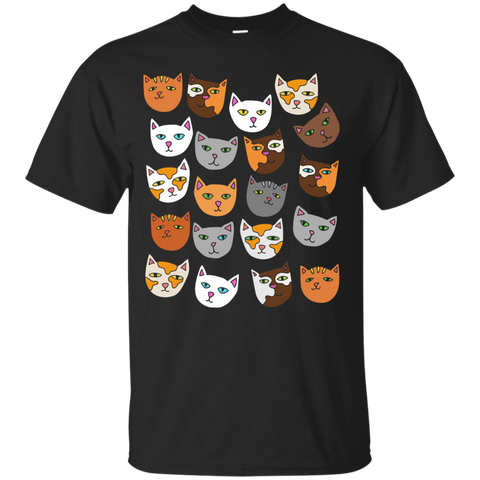 cats everywhere cat pattern T-Shirt