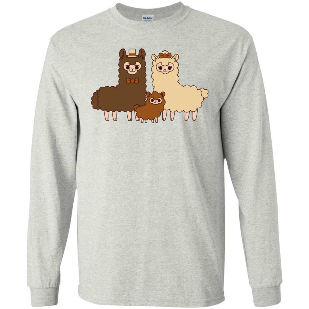 chocolate alpaca family matching family T-Shirt