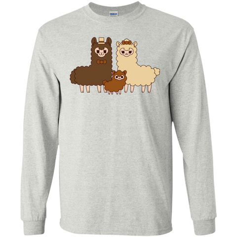 chocolate alpaca family matching family T-Shirt