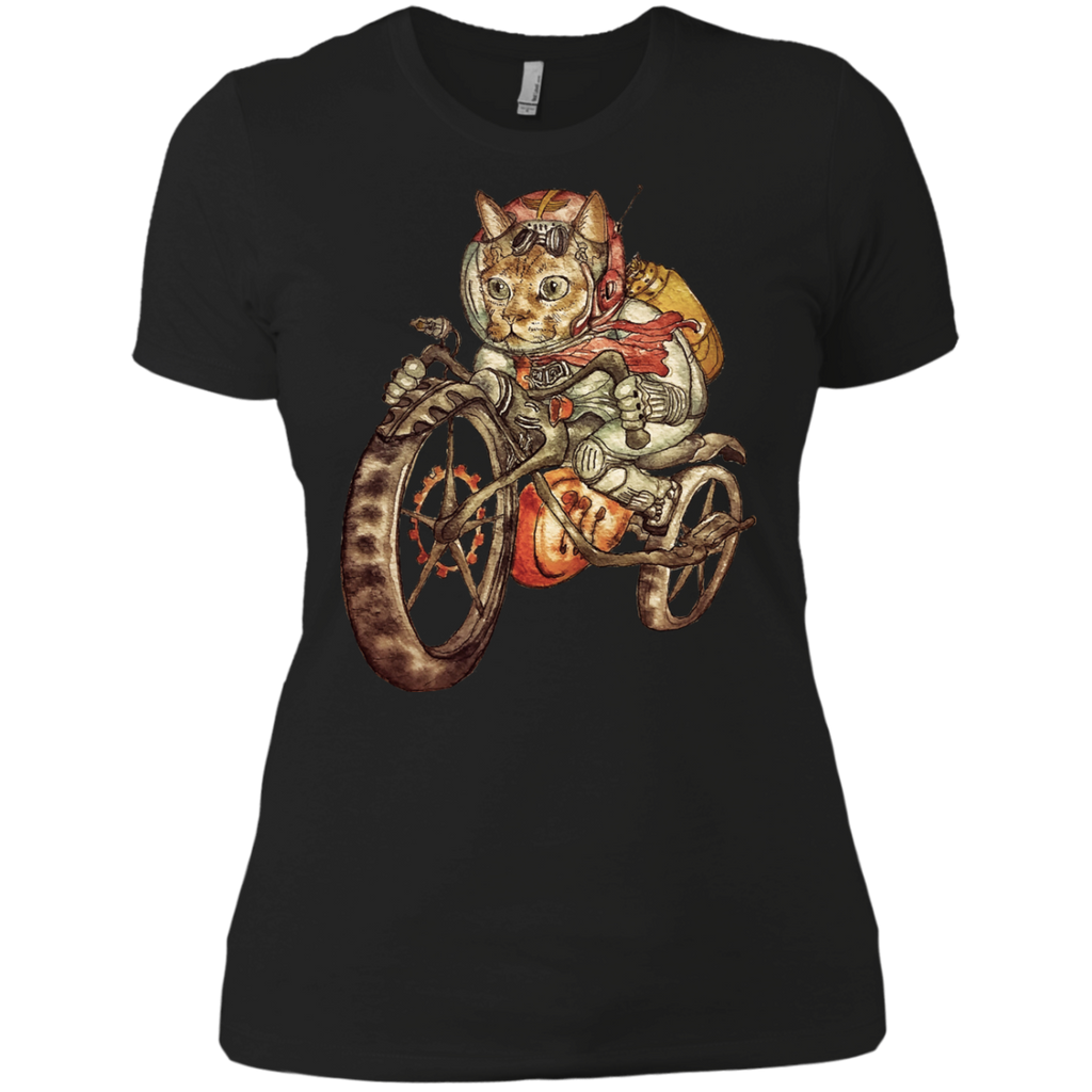 berserk steampunk motorcycle cat t- T-Shirt
