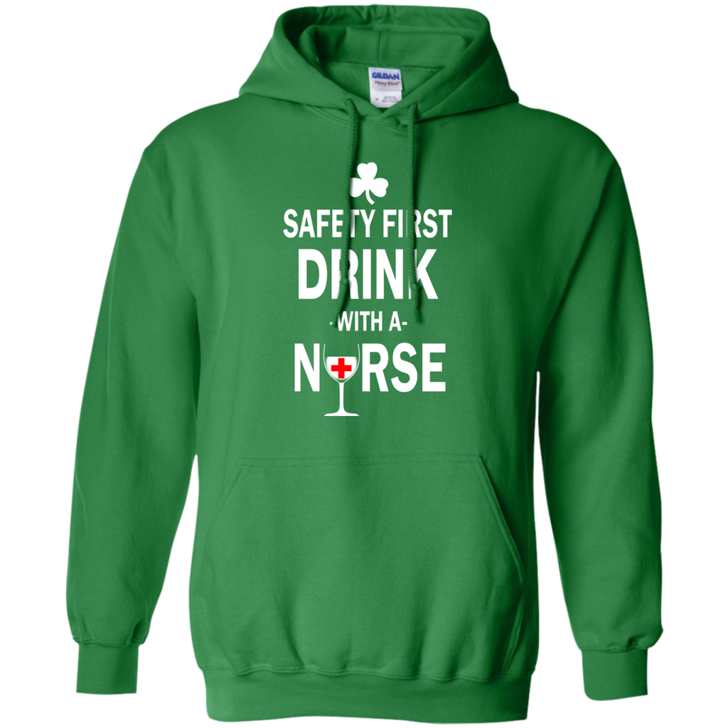 irish: safety first drink with a nurse T-Shirt