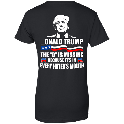donald trump president 2016 - the d is missing - back version T-Shirt