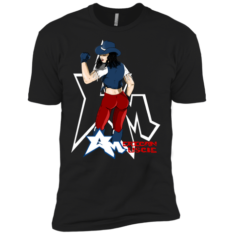 american muscle brunette T-Shirt
