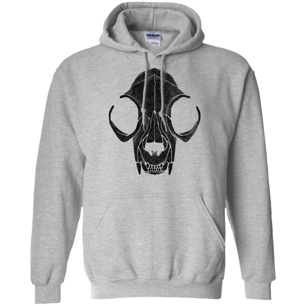 cat skull - black sweatshirt T-Shirt