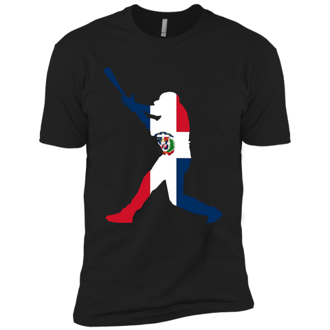Dominican Republic Baseball Flag Shirt NL3600 Next Level Premium Short Sleeve T-Shirt