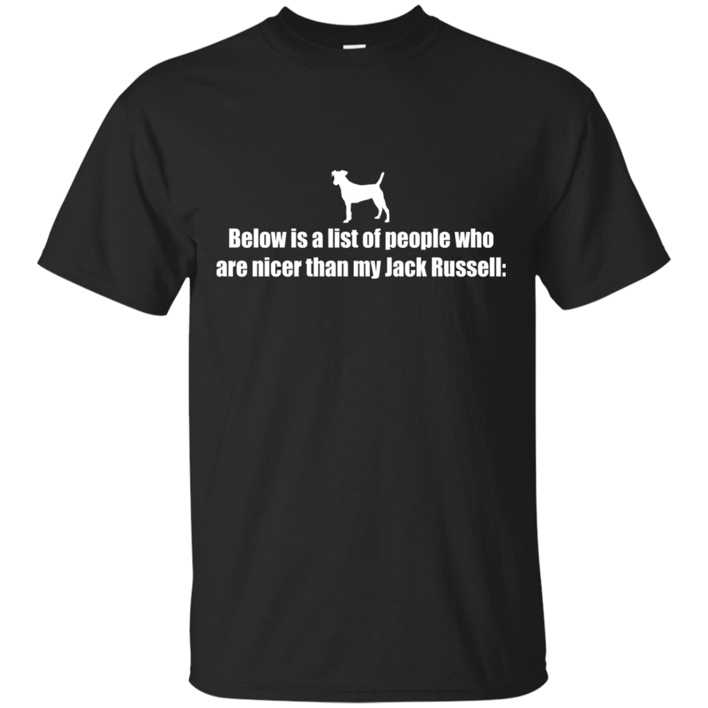 below is a list of people - jack russell T-Shirt