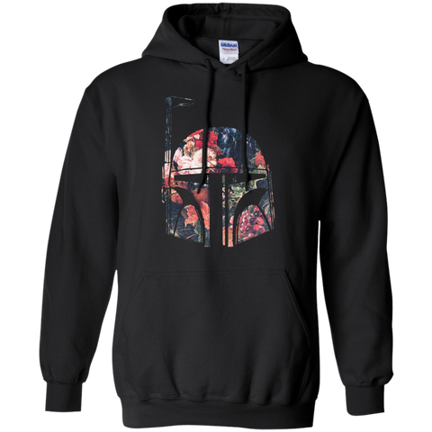 floral boba fett helmet T-Shirt