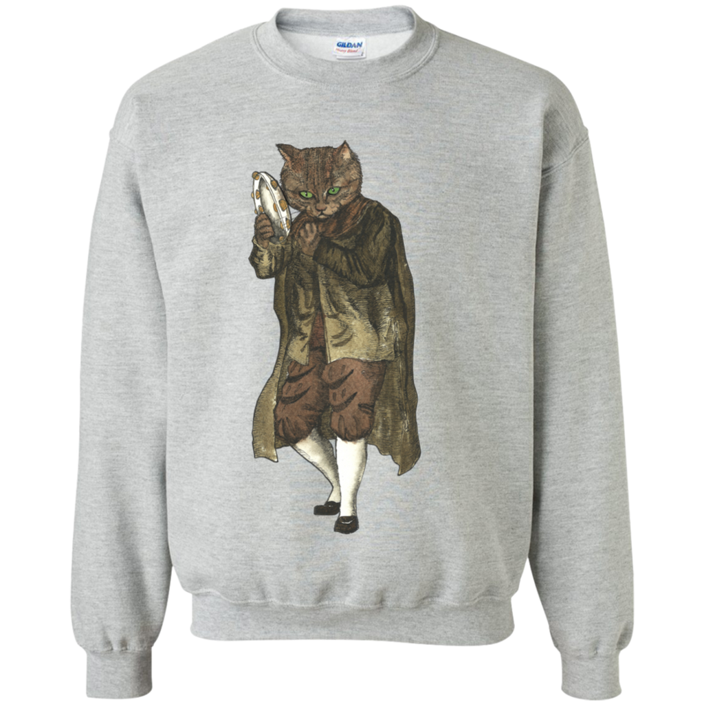 dancing cat plays tambourine sweatshirt T-Shirt