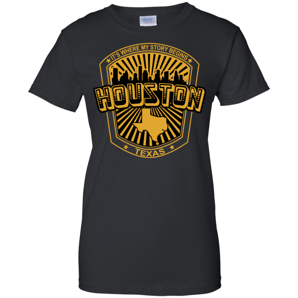it's where my story begins houston texas T-Shirt