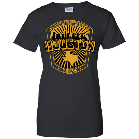 it's where my story begins houston texas T-Shirt