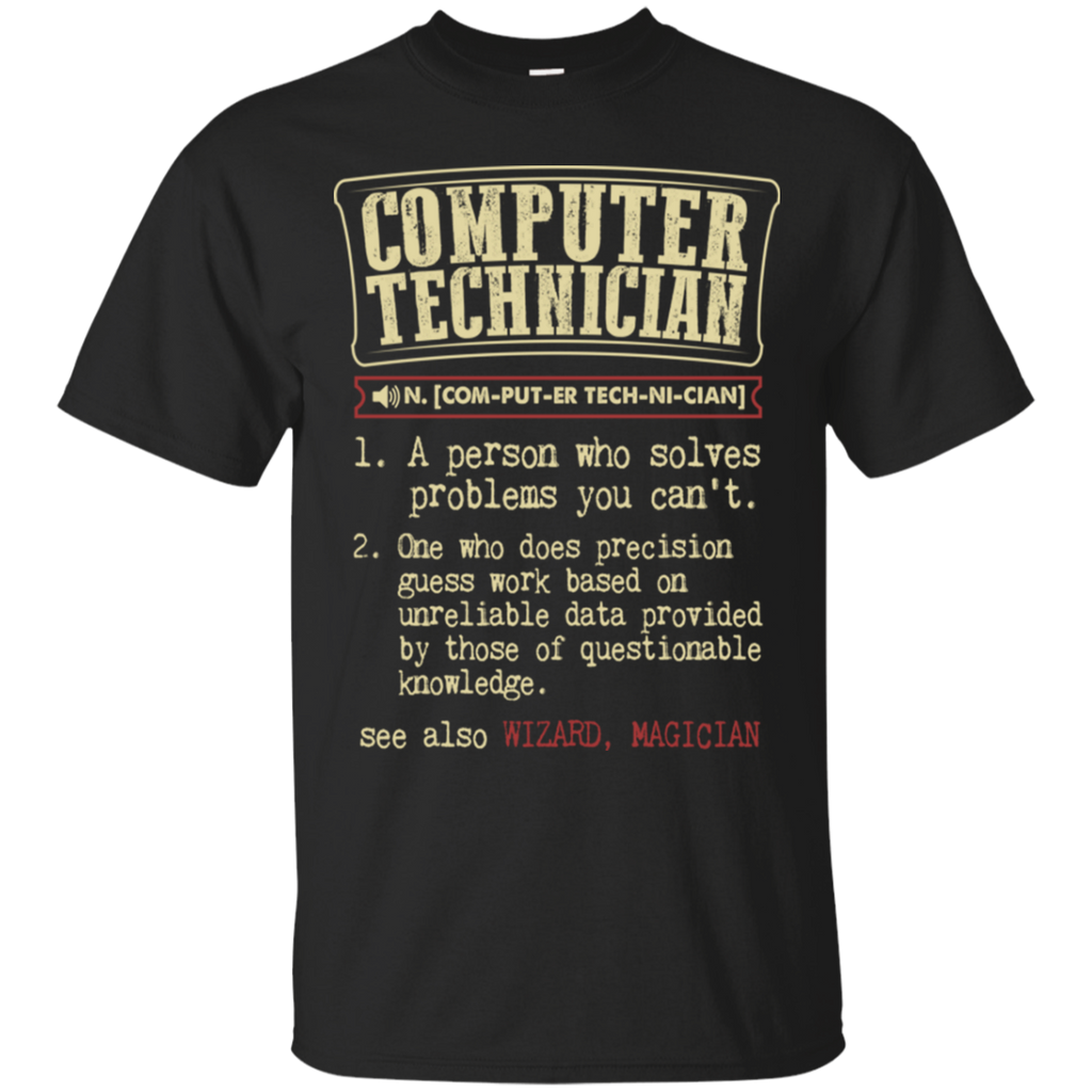 computer technician funny dictionary term T-Shirt