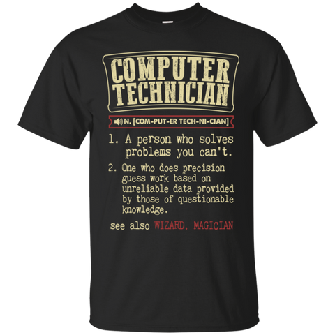 computer technician funny dictionary term T-Shirt
