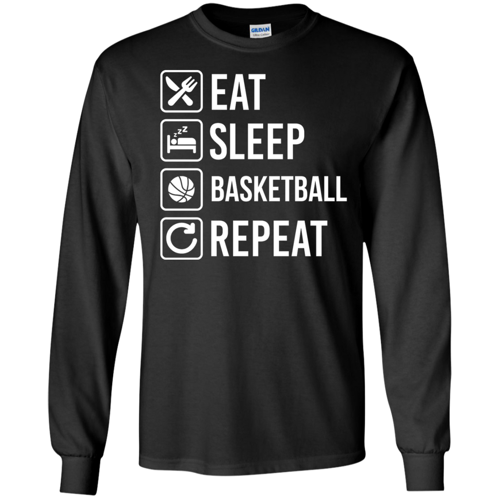 basketball eat sleep repeat T-Shirt