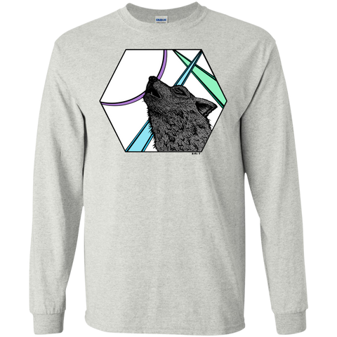 colourful wolfe matching family T-Shirt