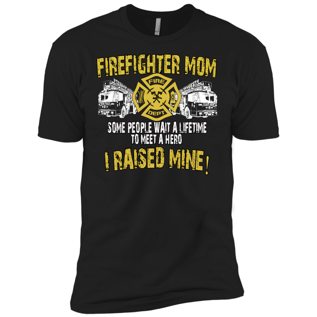 firefighter mom some people wait to meet a hero T-Shirt