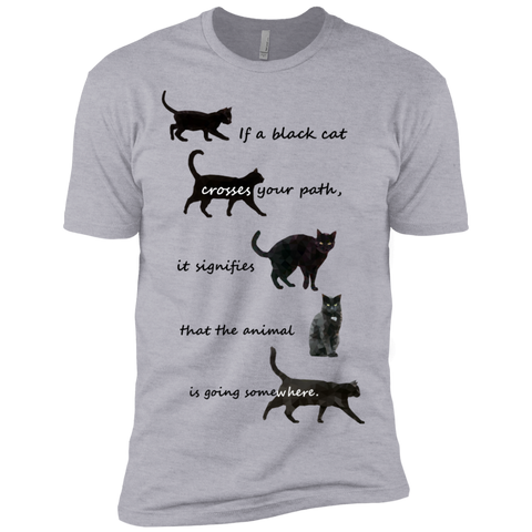 black cat crossing sweatshirt T-Shirt