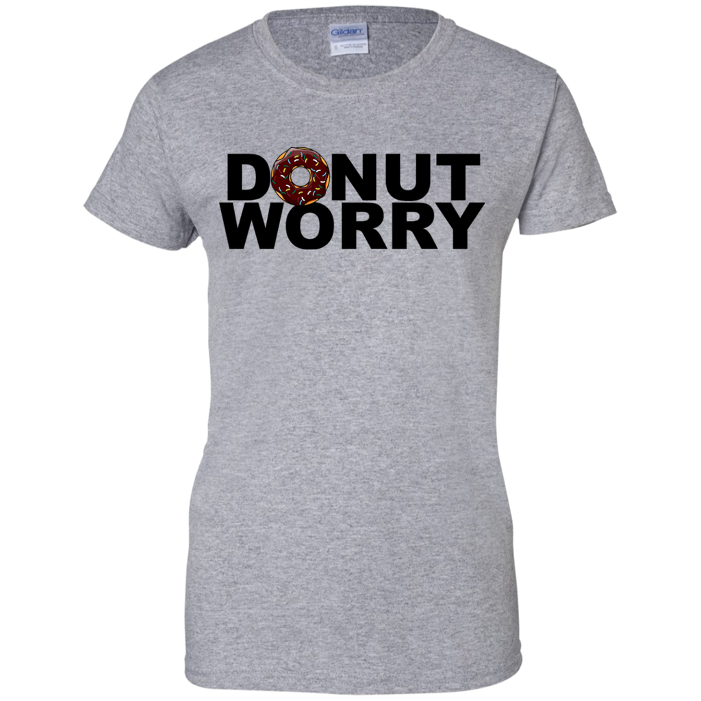 donut worry - black T-Shirt