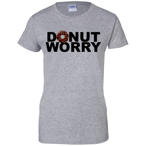donut worry - black T-Shirt
