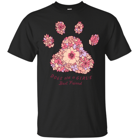 dogs are a girls best friend T-Shirt
