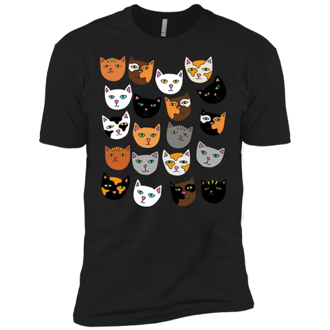 crazy cat lady pattern cats T-Shirt