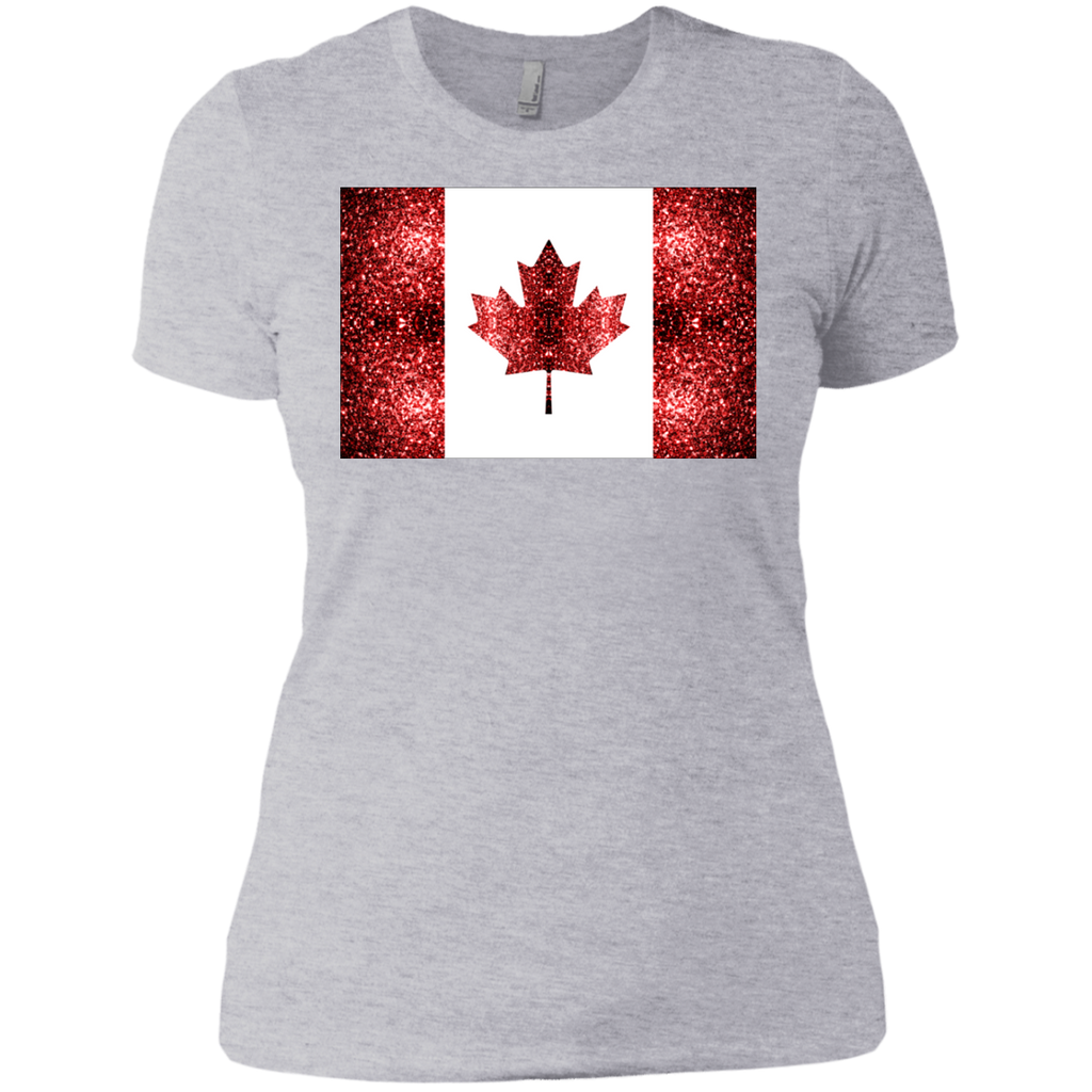 canada flag red sparkles T-Shirt