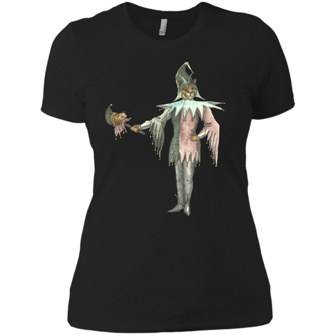 clown cat with lion stick t- T-Shirt