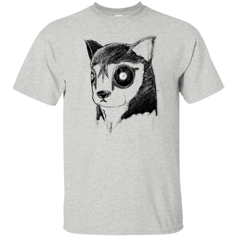 creepy husky dog stare inverted T-Shirt