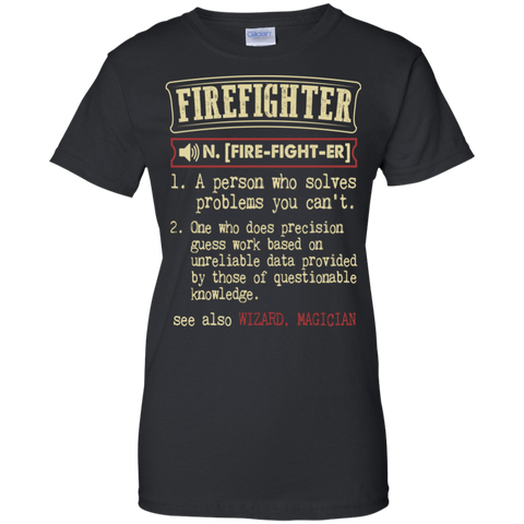 firefighter funny dictionary term T-Shirt