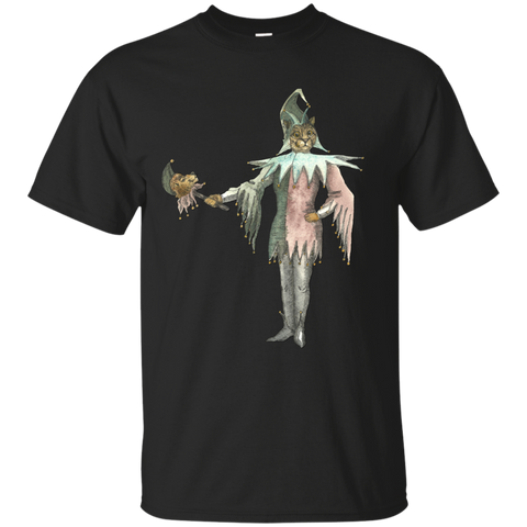 clown cat with lion stick t- T-Shirt