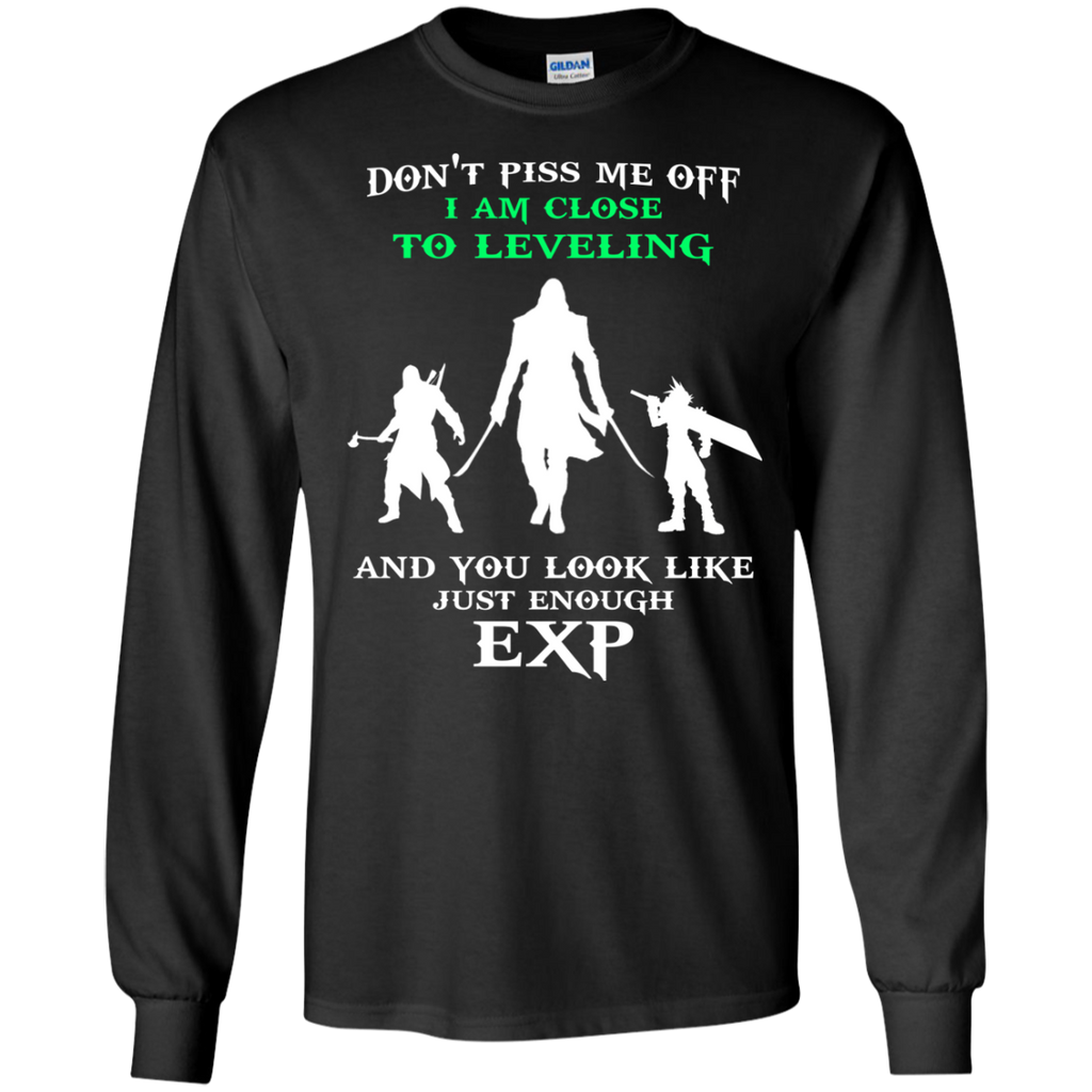 don't piss me off i am close to leveling and you look like just enough exp T-Shirt