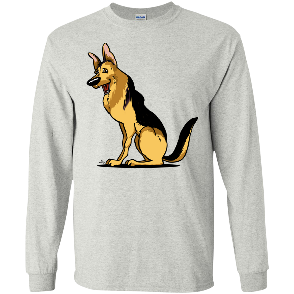 cool german shepherds cartoon T-Shirt