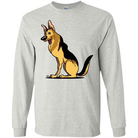 cool german shepherds cartoon T-Shirt