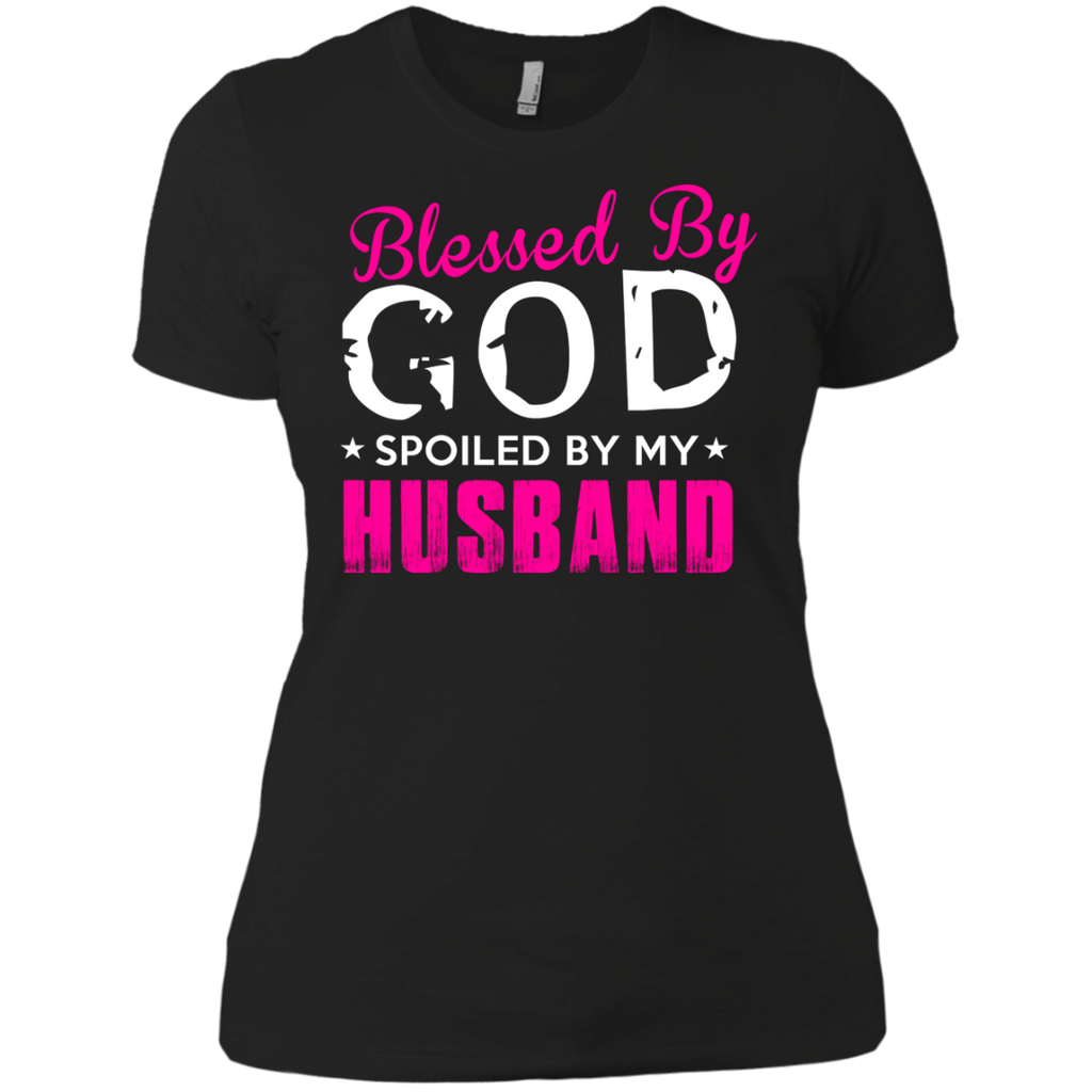blessed by god and spoiled by my husband T-Shirt