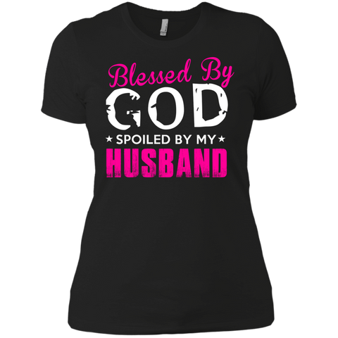 blessed by god and spoiled by my husband T-Shirt