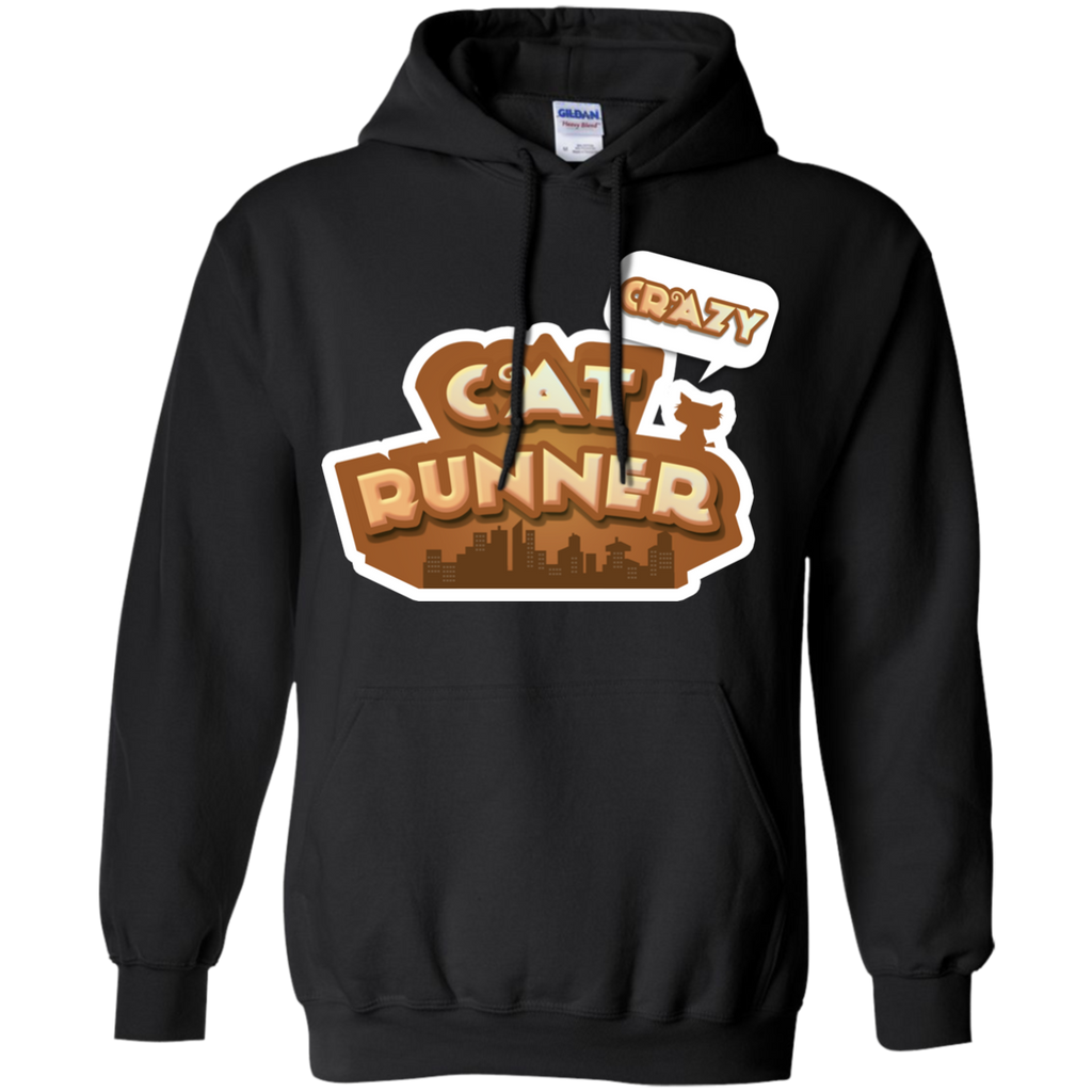 crazy cat runner sweatshirt T-Shirt