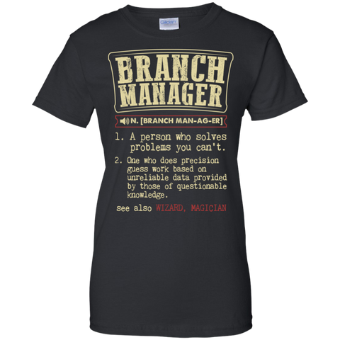 branch manager funny dictionary term T-Shirt