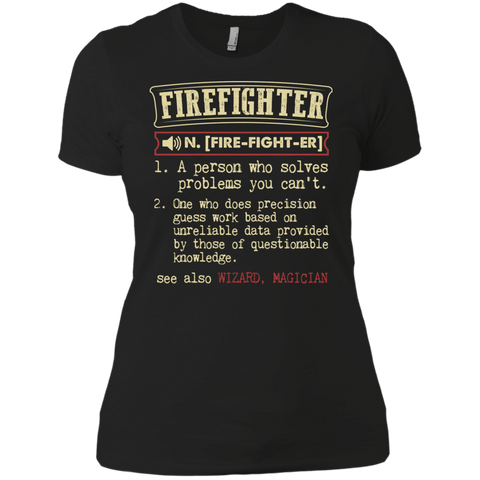 firefighter funny dictionary term 18 T-Shirt